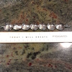 Peru Coin Bracelet, Llama theme, 1/2 sol de oro coins (7 total)